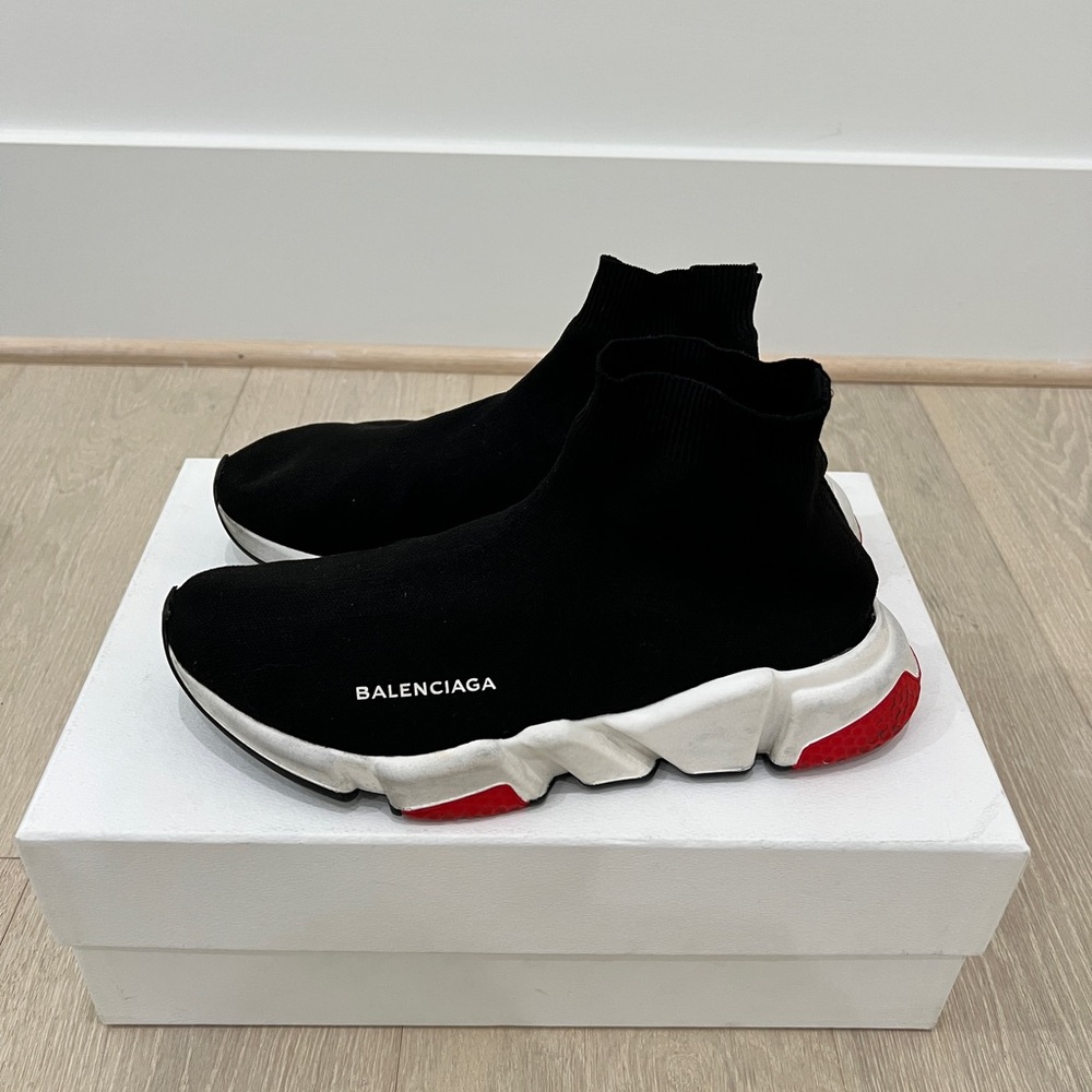 Balenciaga Tess S Gomma Maille Noir sneakers